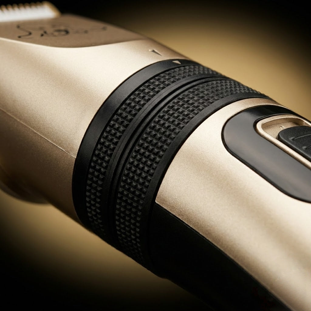 The ProGroom™ Precision Hair Clipper Set - Black & Gold