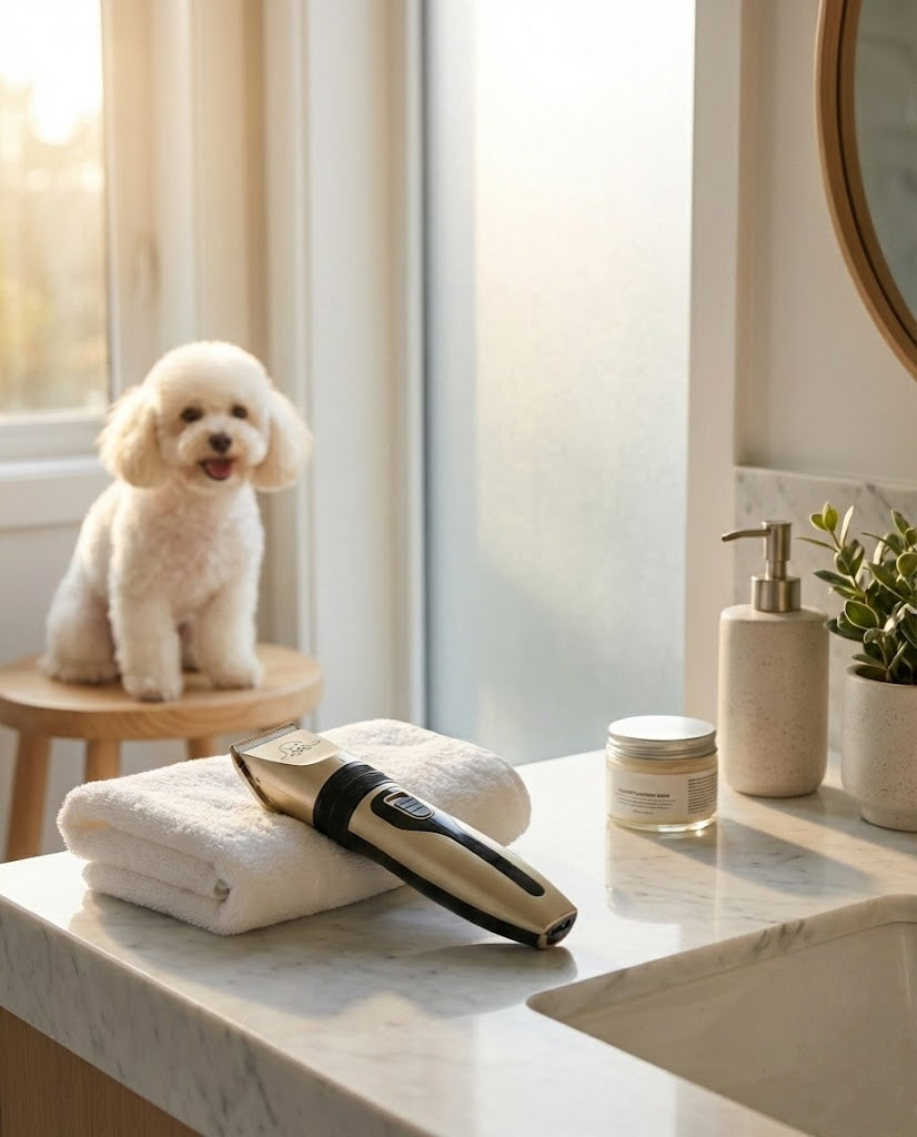 The ProGroom™ Precision Hair Clipper Set - Black & Gold