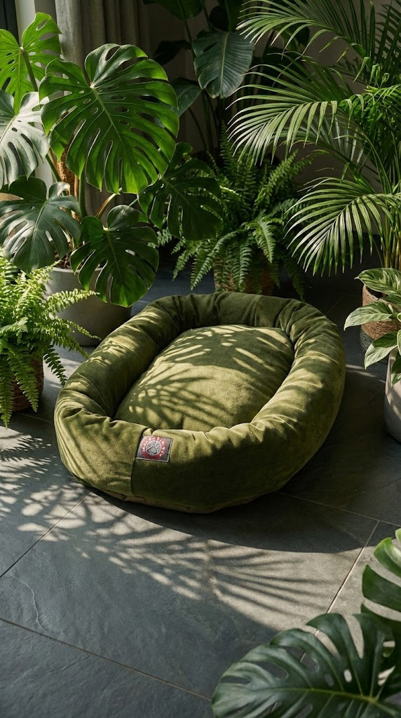 The Royal Micro-Velvet Donut Bed