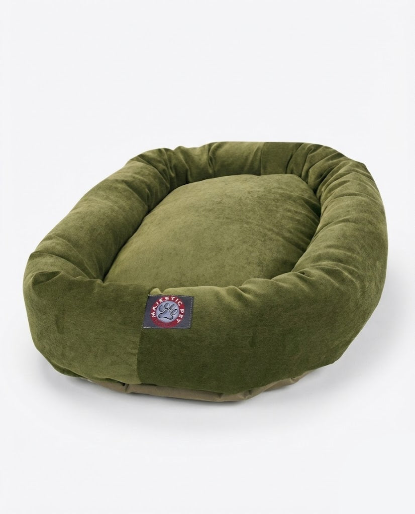 The Royal Micro-Velvet Donut Bed