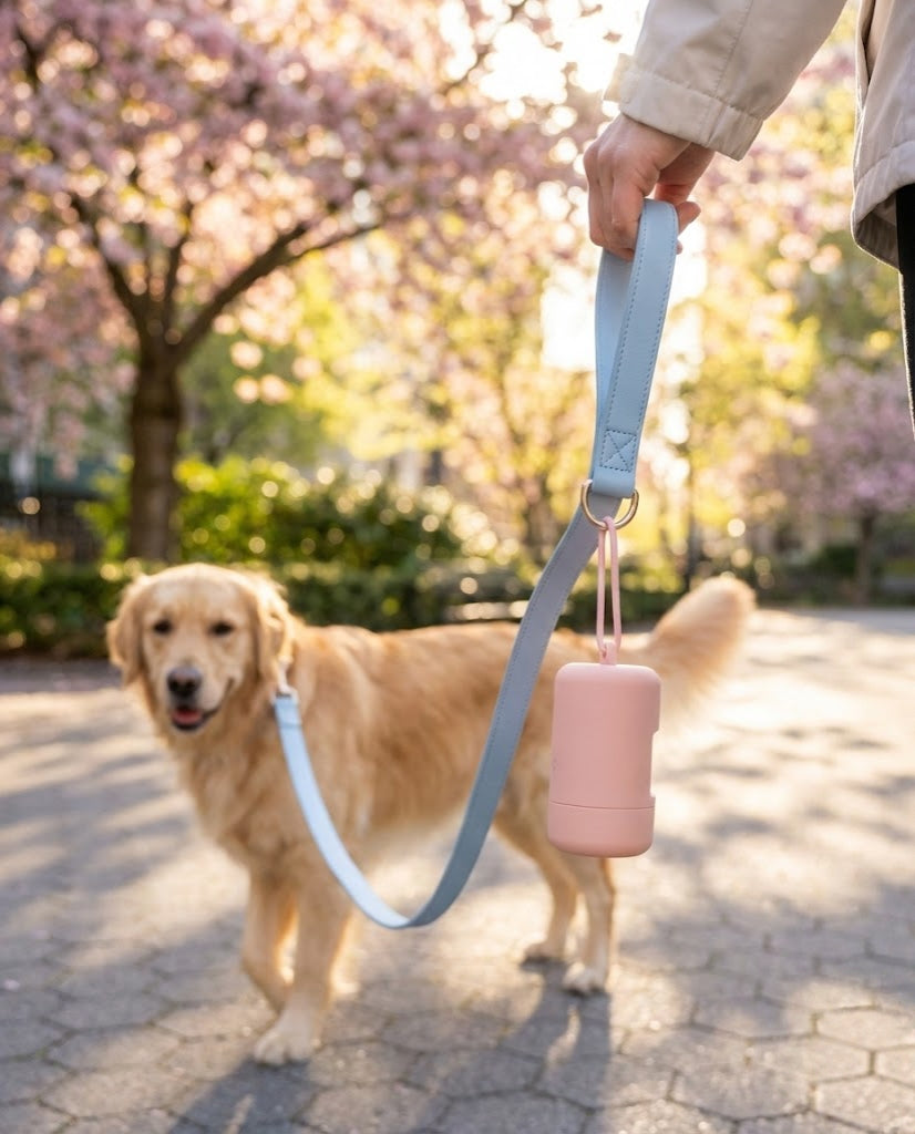Luxe English Rose Waste Bag Dispenser