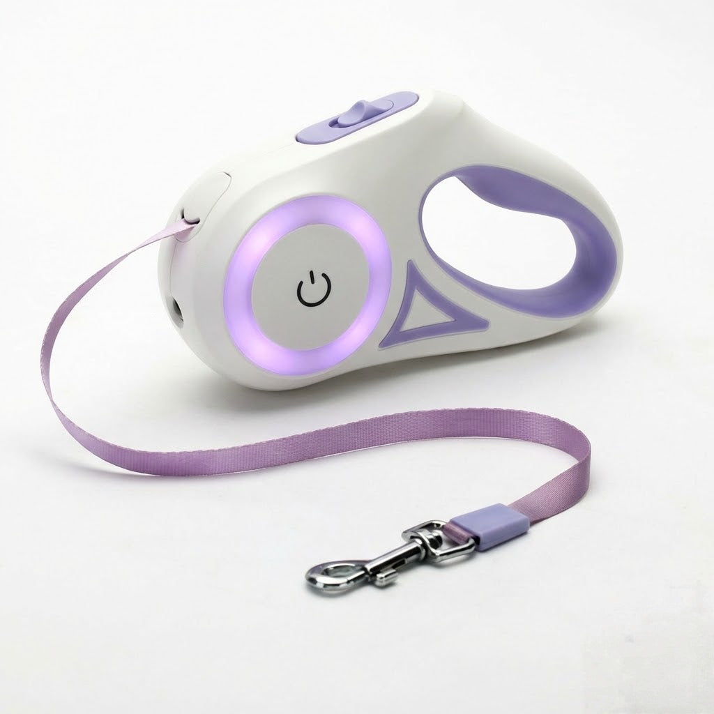 LumiGuard™ Smart LED Retractable Leash