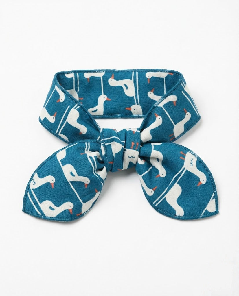 The Artisan Goose Print Scarf - 100% Handmade Cotton